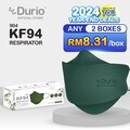 Durio 904 KF94 Respirator (Emerald Green) - (10pcs)